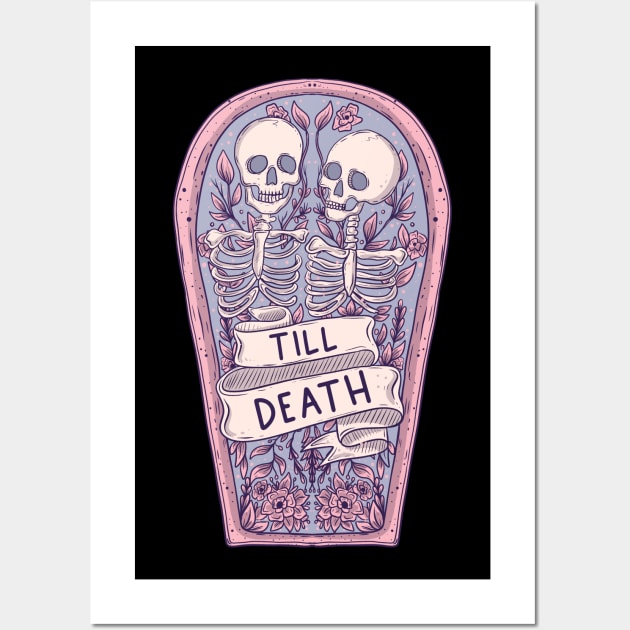 Till death Wall Art by Jess Adams